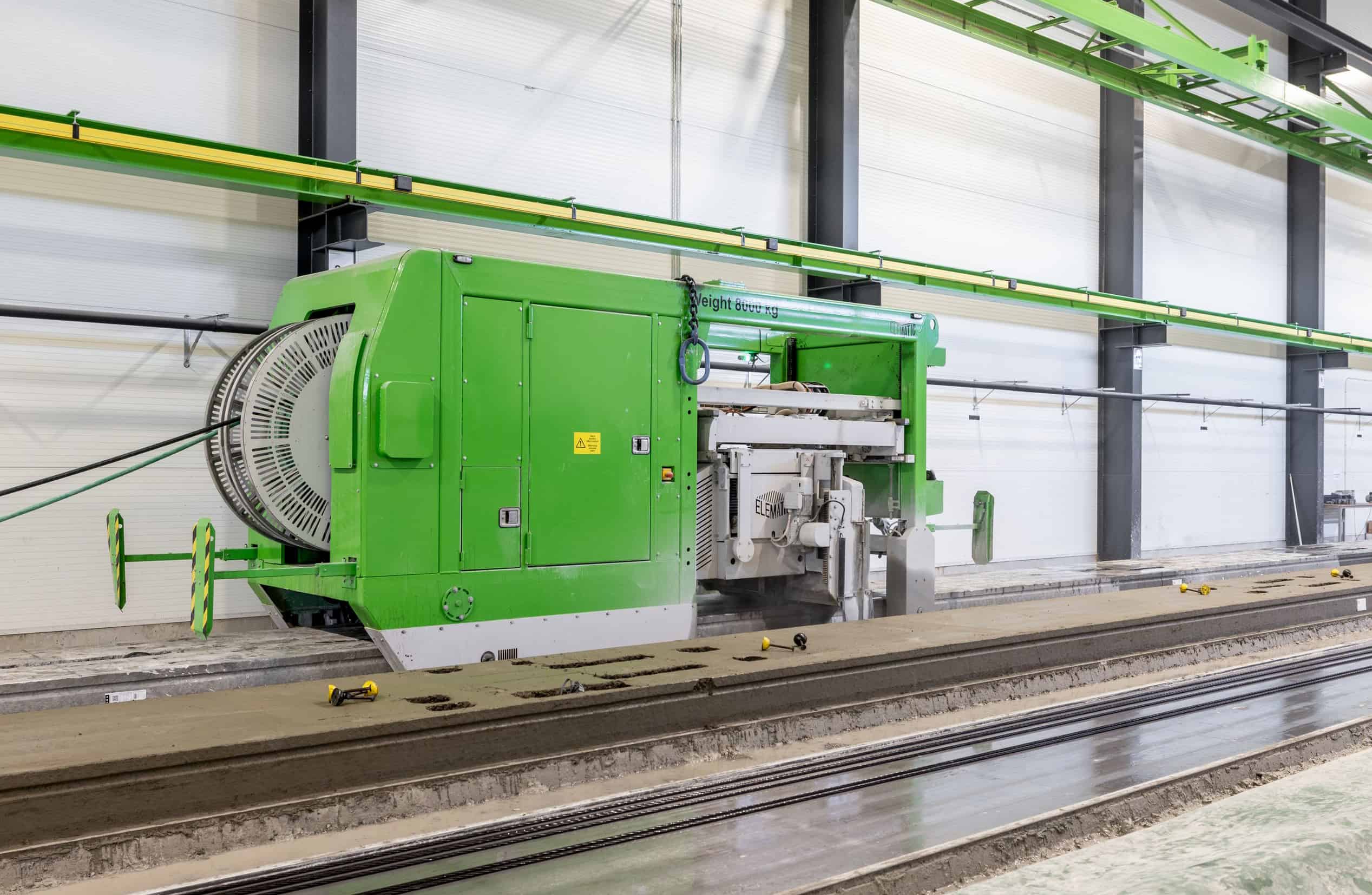 Cost-efficient and flexible hollow core saws - Elematic precast technology