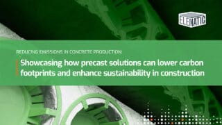 Reducing emission in concrete production: Showcasing how precast solutions can lower carbon footprints and enhance sustainability in construction